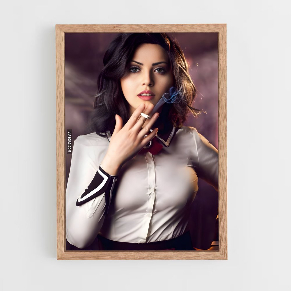 Poster Elizabeth en Fumée – affiche Bioshock (vue 4)